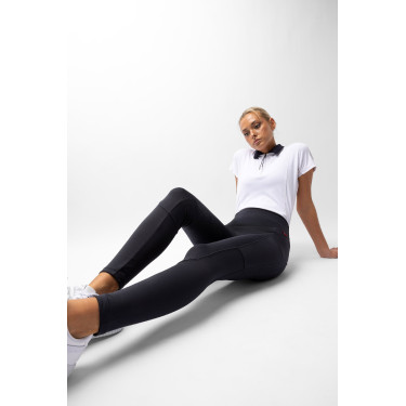 Legging taille haute Lara femme B Vertigo Bleu marine foncé / blanc Legging taille haute Lara femme B Vertigo Bleu marine foncé / blanc