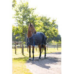 Couverture imperméable Glasgow 0 g Horze Bleu foncé Couverture imperméable Glasgow 0 g Horze Bleu foncé