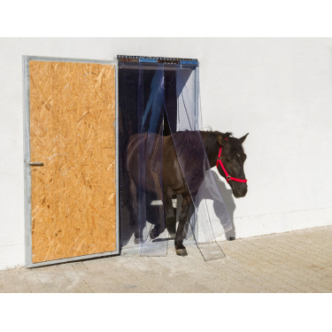 Set van PVC-stroken gordijnen 30 x 225 cm x 3 mm Set van PVC-stroken gordijnen 30 x 225 cm x 3 mm