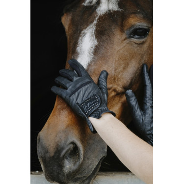 Gants Je t'aime Equithème Strass Gants Je t'aime Equithème Strass