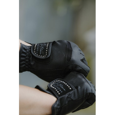 Handschoenen Ik hou van je Equithème Strass Handschoenen Ik hou van je Equithème Strass