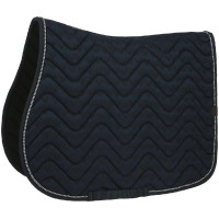 Tapis de selle Equithème Brocart Marine Bleu marine
