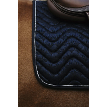 Zadeldek Equithème Brocart Marine Marineblauw