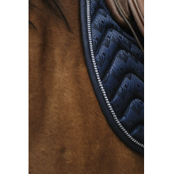 Zadeldek Equithème Brocart Marine Marineblauw
