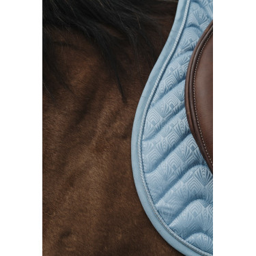 Zadeldek Equithème Brocart Lichtblauw