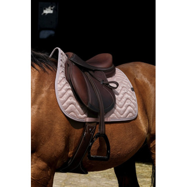 Tapis de selle Equithème Brocart Rose Tapis de selle Equithème Brocart Rose