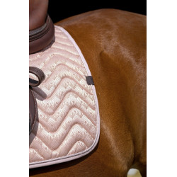 Tapis de selle Equithème Brocart Rose Tapis de selle Equithème Brocart Rose