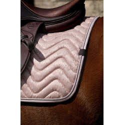 Tapis de selle Equithème Brocart Rose Tapis de selle Equithème Brocart Rose