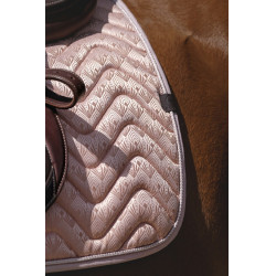 Tapis de selle Equithème Brocart Rose Tapis de selle Equithème Brocart Rose