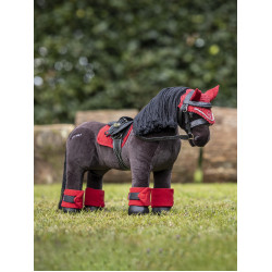 Zadeldek voor speelgoed Mini Pony LeMieux Chili Rood