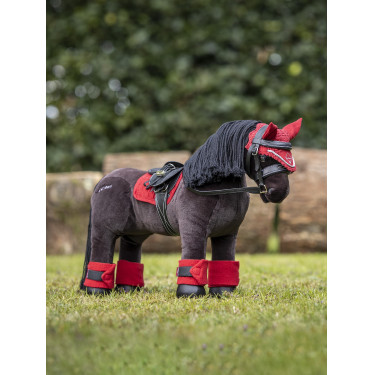 Zadeldek voor speelgoed Mini Pony LeMieux Chili Rood