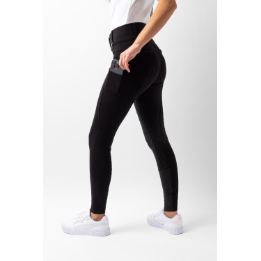 Broek met volledige grip voor alle seizoenen Horze Mira Zwart Broek met volledige grip voor alle seizoenen Horze Mira Zwart