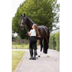 Broek met volledige grip voor alle seizoenen Horze Mira Zwart Broek met volledige grip voor alle seizoenen Horze Mira Zwart