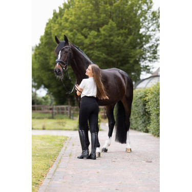 Broek met volledige grip voor alle seizoenen Horze Mira Zwart Broek met volledige grip voor alle seizoenen Horze Mira Zwart