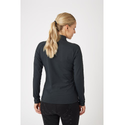 T-shirt Horze Karla technique femme Noir ancien modèle T-shirt Horze Karla technique femme Noir ancien modèle
