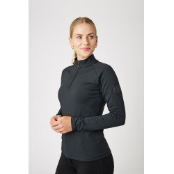 T-shirt Horze Karla technique femme Noir ancien modèle T-shirt Horze Karla technique femme Noir ancien modèle