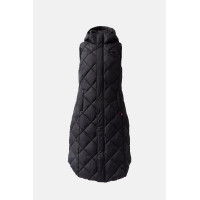 Lange mouwloze gewatteerde bodywarmer Gem B Vertigo Zwarte schoonheid Lange mouwloze gewatteerde bodywarmer Gem B Vertigo Zwarte schoonheid