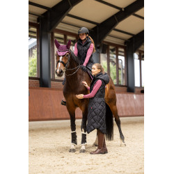 Doudoune longue sans manches rembourrée Gem B Vertigo Beauté noir