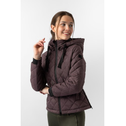 Doudoune femme Young Rider Imelda Horze Fudge / marron bordeaux