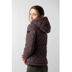 Doudoune femme Young Rider Imelda Horze Fudge / marron bordeaux