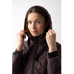 Doudoune femme Young Rider Imelda Horze Fudge / marron bordeaux