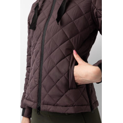 Doudoune femme Young Rider Imelda Horze Fudge / marron bordeaux