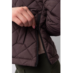 Doudoune femme Young Rider Imelda Horze Fudge / marron bordeaux