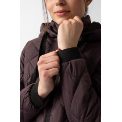 Doudoune femme Young Rider Imelda Horze Fudge / marron bordeaux