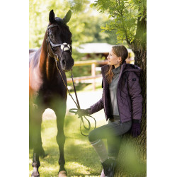 Doudoune femme Young Rider Imelda Horze Fudge / marron bordeaux