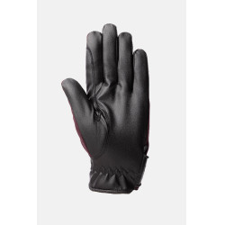 Gants d'équitation toutes saisons Young Rider Perla Horze Fudge / marron bordeaux
