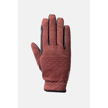 Gants d'équitation toutes saisons Jimena Horze Marron bordeaux