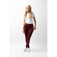 Legging Horze Maia dames full grip met telefoonzakje Marron bordeaux Legging Horze Maia dames full grip met telefoonzakje Marron bordeaux