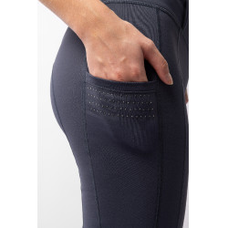 Halfseizoen legging Serena fullgrip Horze Marine inkt Marineblauw