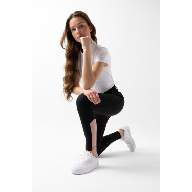 Horze hoge taille broek Young Rider Alena dames Zwarte schoonheid