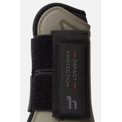 Guêtres Armour Cool Horze Nuit des olives / vert olive Marron Guêtres Armour Cool Horze Nuit des olives / vert olive Marron