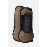 Guêtres Armour Cool Horze Marron expresso Guêtres Armour Cool Horze Marron expresso