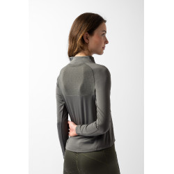 Top fonctionnel à manches longues pour femme Young Rider Elisa Horze Kambada / dragon vert foncé Kaki Top fonctionnel à manches longues pour femme Young Rider Elisa Horze Kambada / dragon vert foncé Kaki