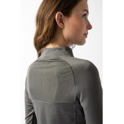 Top fonctionnel à manches longues pour femme Young Rider Elisa Horze Kambada / dragon vert foncé Kaki Top fonctionnel à manches longues pour femme Young Rider Elisa Horze Kambada / dragon vert foncé Kaki