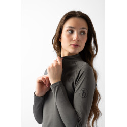 Top fonctionnel à manches longues pour femme Young Rider Elisa Horze Kambada / dragon vert foncé Kaki Top fonctionnel à manches longues pour femme Young Rider Elisa Horze Kambada / dragon vert foncé Kaki