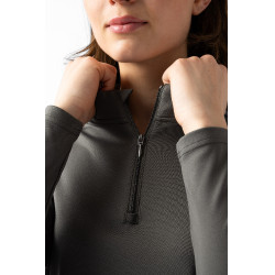 Top fonctionnel à manches longues pour femme Young Rider Elisa Horze Kambada / dragon vert foncé Kaki Top fonctionnel à manches longues pour femme Young Rider Elisa Horze Kambada / dragon vert foncé Kaki