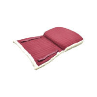 Amortisseur en Coton et Laine Polaire Synthétique Burioni Bordeaux Amortisseur en Coton et Laine Polaire Synthétique Burioni Bordeaux