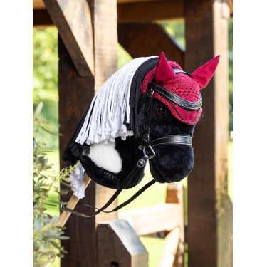 Bonnet voor hobby horse LeMieux Gloed Bordeaux