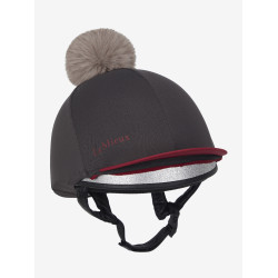 Toque My LeMieux voor helm Asgrauw Bordeaux