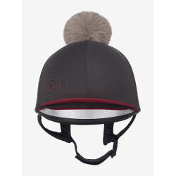 Toque My LeMieux voor helm Asgrauw Bordeaux