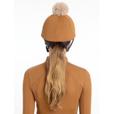 Toque My LeMieux pour casque Ginger Marron