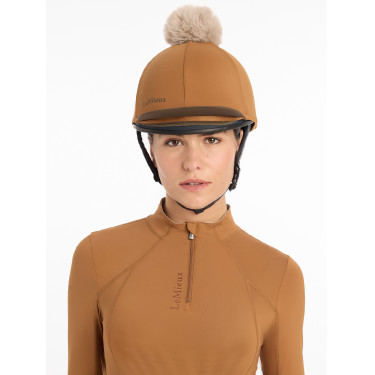 Toque My LeMieux voor helm Gember Bruin Toque My LeMieux voor helm Gember Bruin