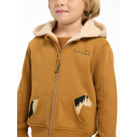 LeMieux Zip Through Mini Charlie hoodie Gember Bruin LeMieux Zip Through Mini Charlie hoodie Gember Bruin