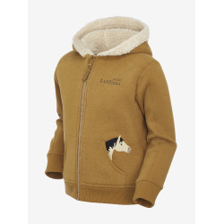 LeMieux Zip Through Mini Charlie hoodie Gember Bruin