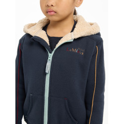 Sweat à capuche LeMieux Zip Through Mini Charlie Navy Bleu marine