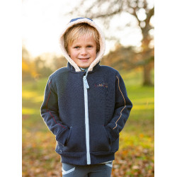 LeMieux Zip Through Mini Charlie hoodie Marine Marineblauw